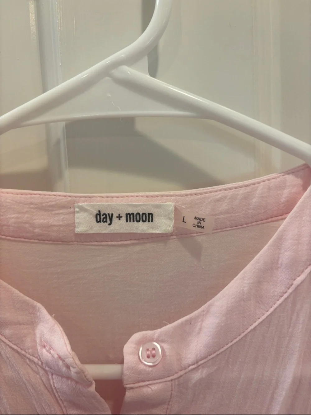 Light Pink Ruffle Blouse - Picture 4 of 4